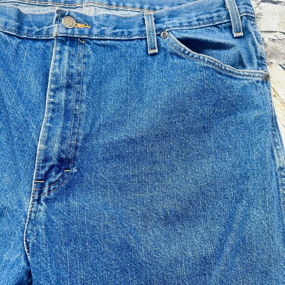 Dickies Jeans Men’s 38x34 Blue Denim Straight Regular Worker Pants - Picture 2 of 10